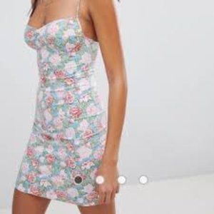 Motel Rocks Alvina Bodycon Dress in Bloom Floral